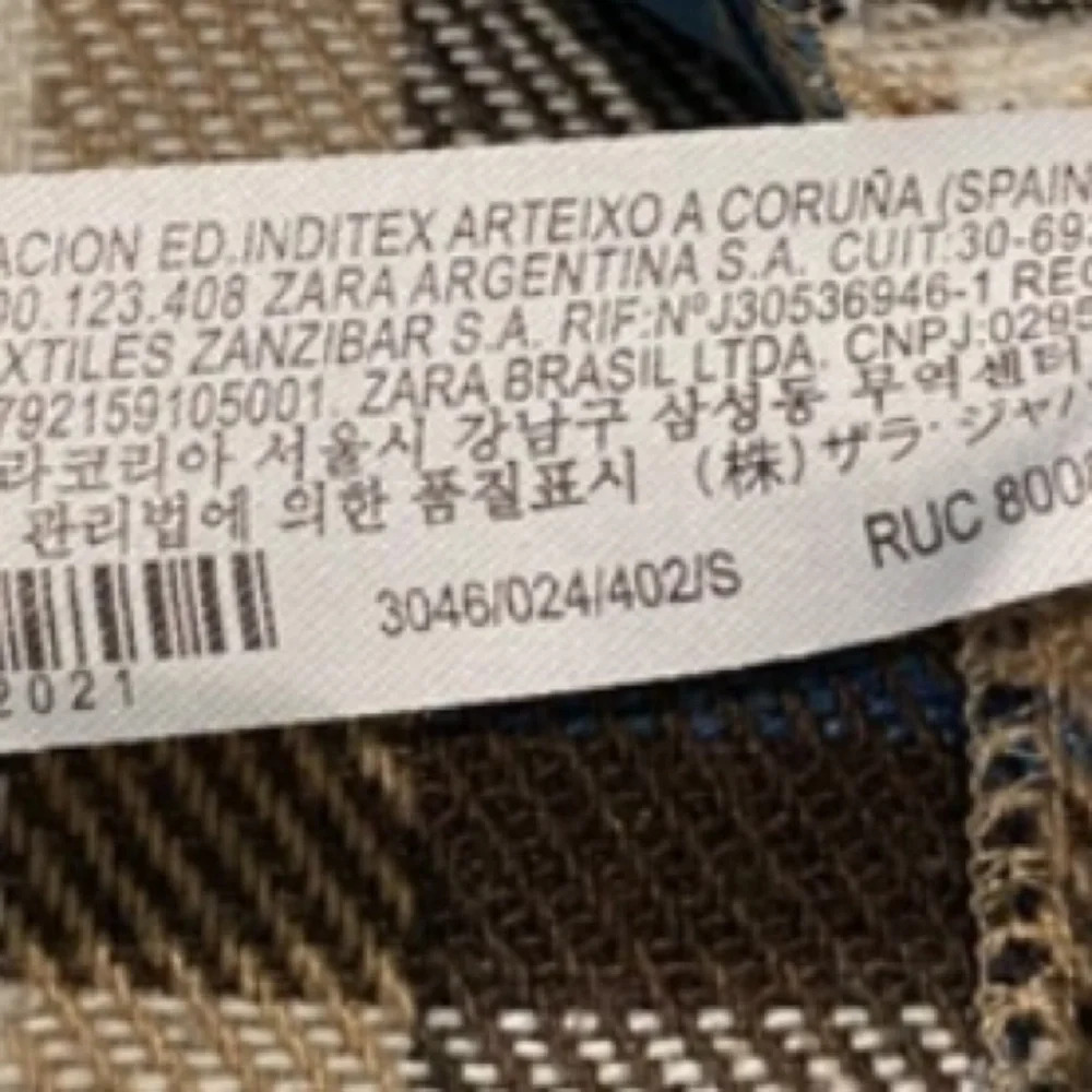 Zara Womens Plaid Shacket, Multicolored 16566 - Picture 10 of 10